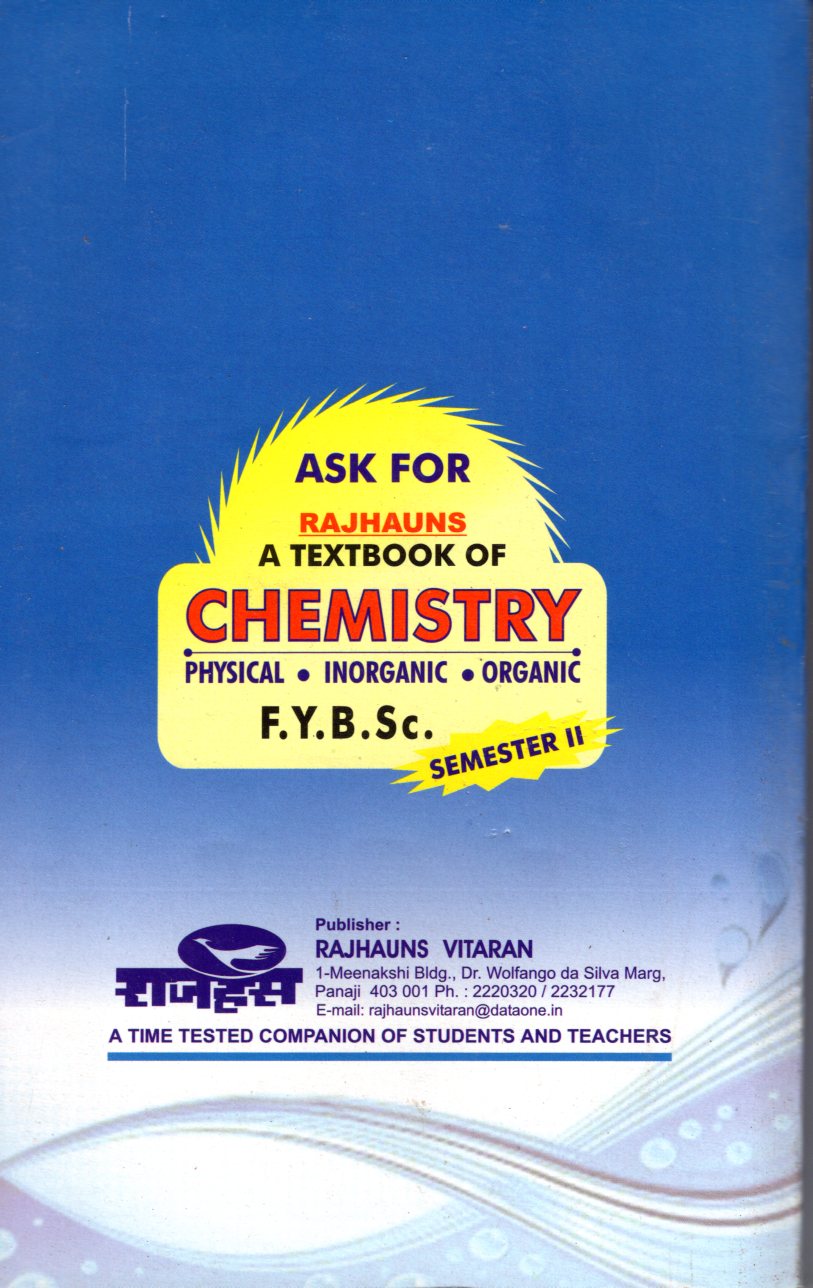 F.Y.B.SC CHEMISTRY SEM I T.B. – GRANTH ABHIMAN